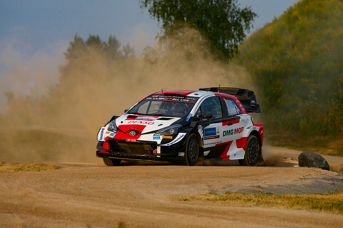 Себастьен Ожье и Жюльен Инграссиа, Toyota Yaris WRC, ралли Эстония 2021