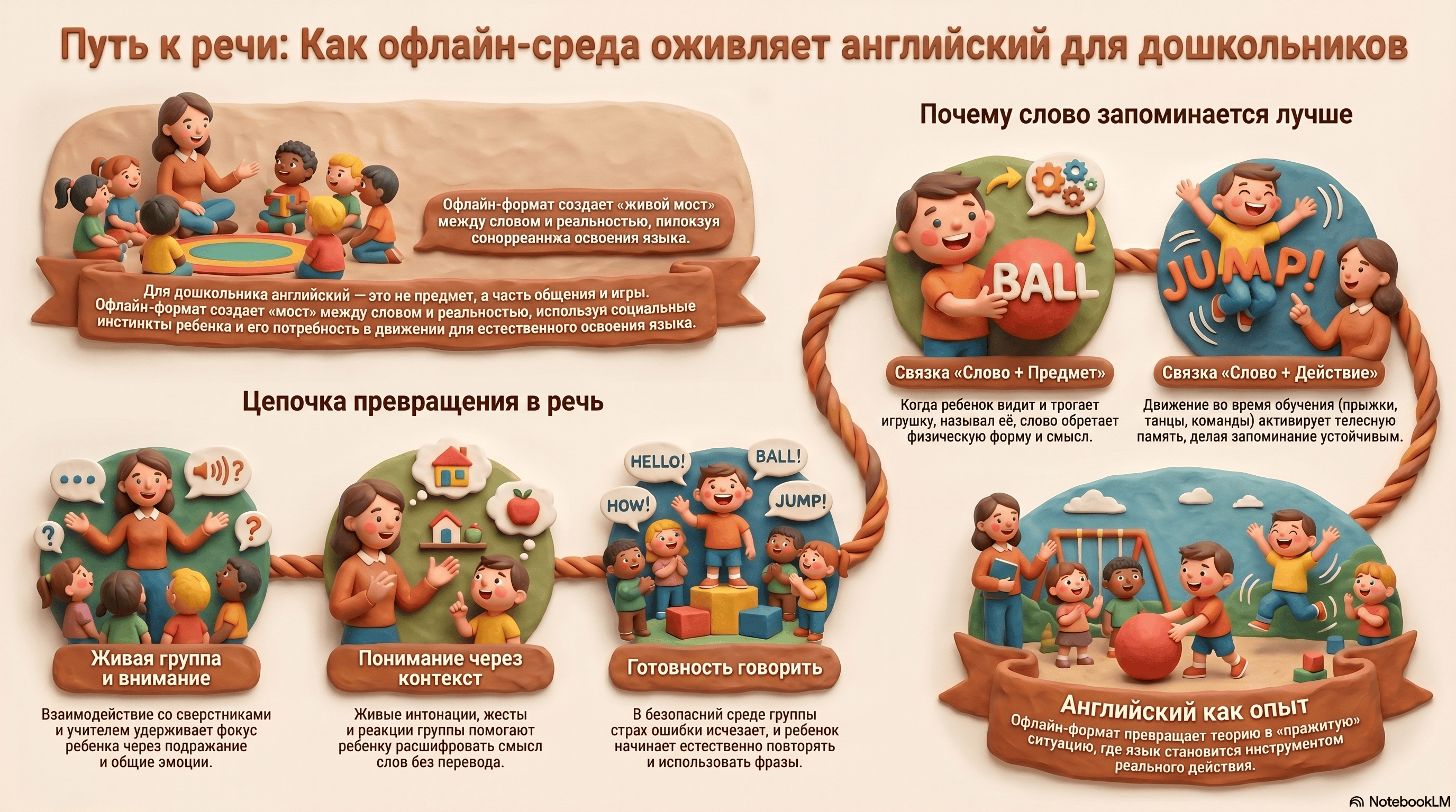 Какие преимущества офлайн-занятий английским дошкольник получает в реальном классе