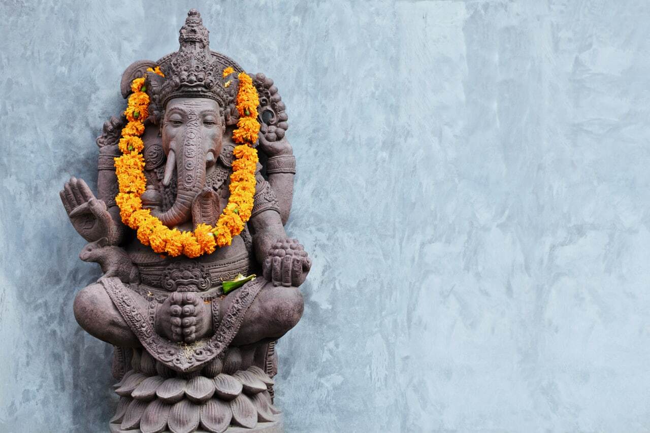 Индуистский бог Ганеша на Бали Индонезия