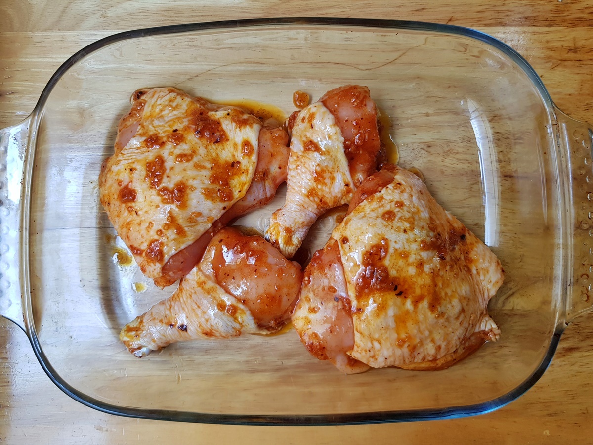 Курица с макаронами в духовке