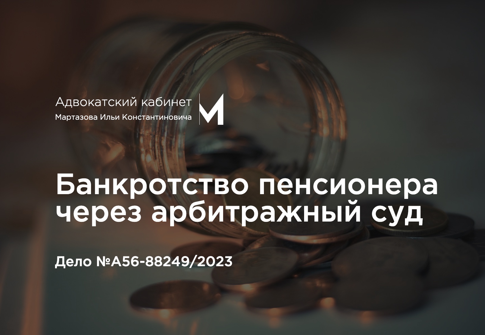 Банкротство пенсионера через арбитражный суд. Дело №А56-88249/2023