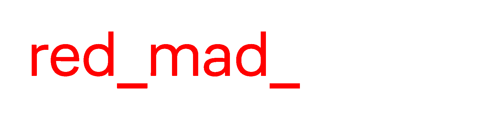 Red and mad. Red Mad. REDMADROBOT.