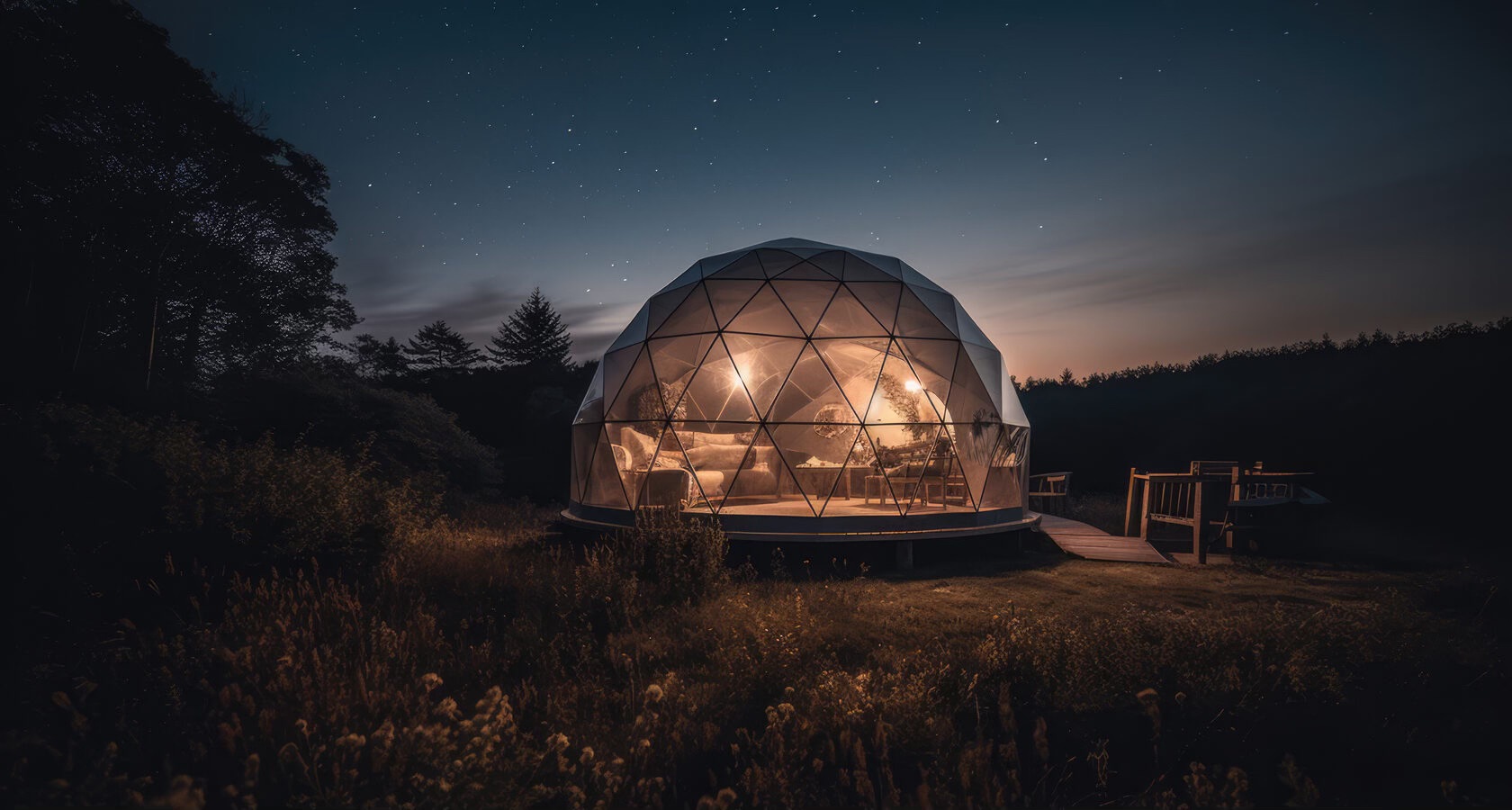 Озеро Ле, глэмпинг