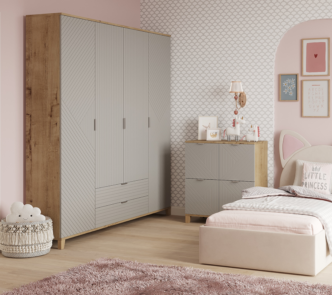 Ls-models.com девочки 9-12лет Модульная мебель для детей, подростков Йорк, цвет сантьяго - Кроваткинбург