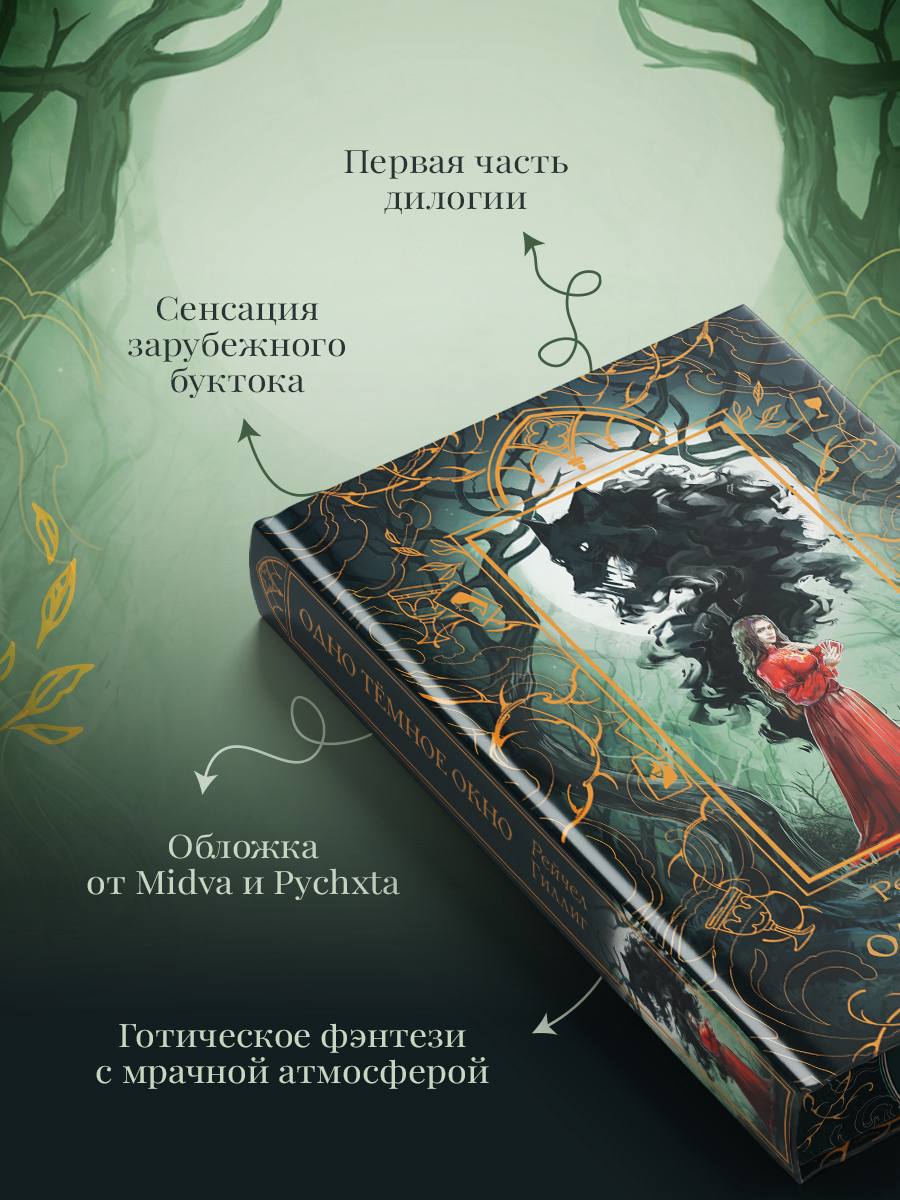 Подарочное переиздание романа Рейчел Гиллиг «Одно тёмное окно» 