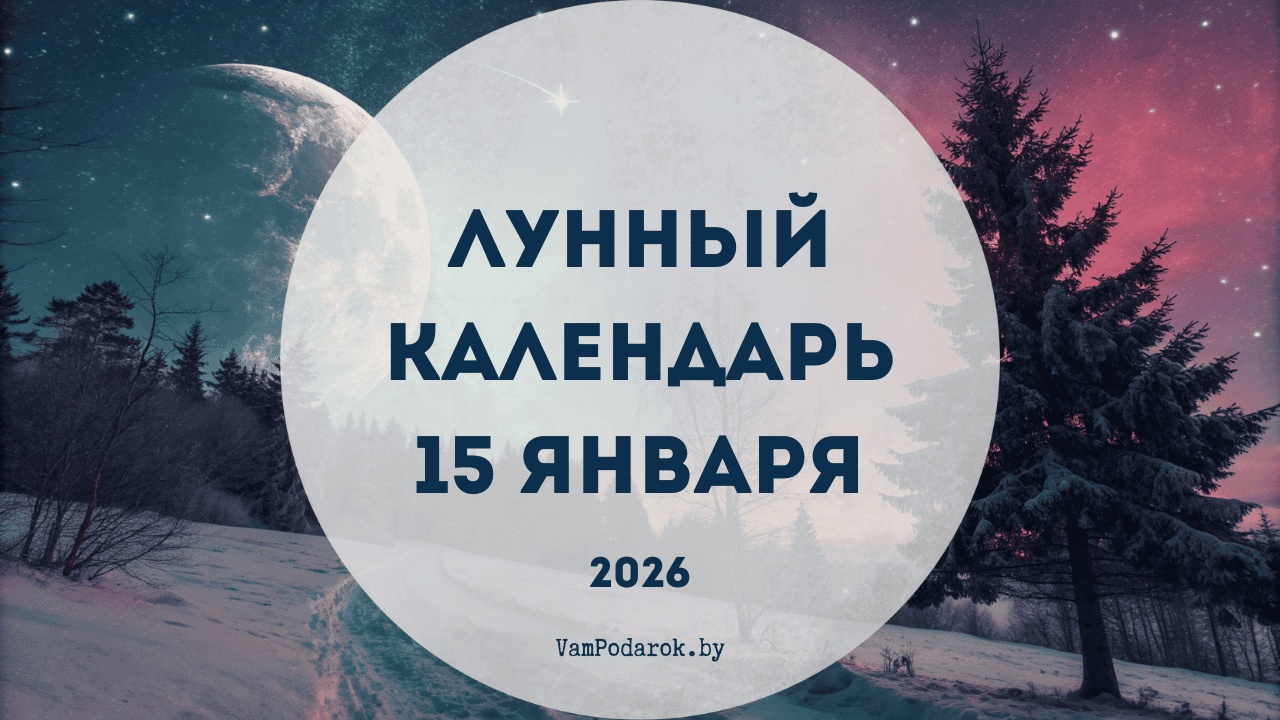 Лунный календарь на 15 января 2026 года