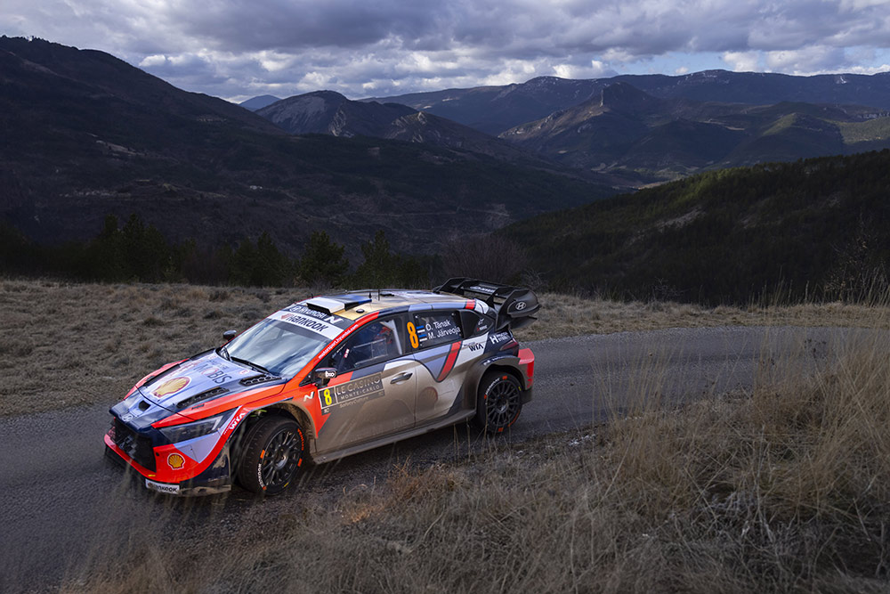 Отт Тянак и Мартин Ярвеоя, Hyundai i20 N Rally1, ралли Монте-Карло 2025