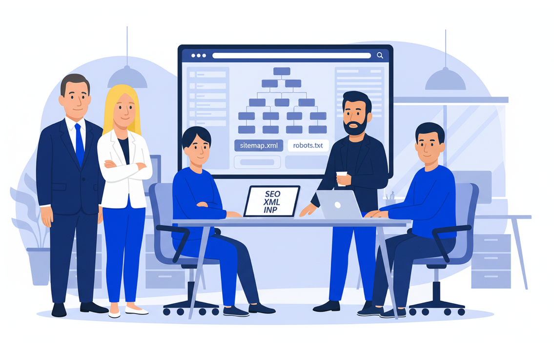 Специалисты маркетингового агентства Метриум собирают SEO-структуру сайта