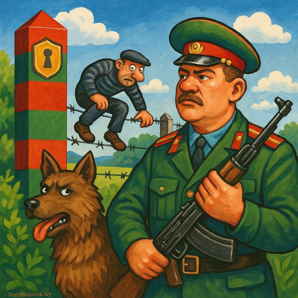 28 мая – День пограничника - открытка