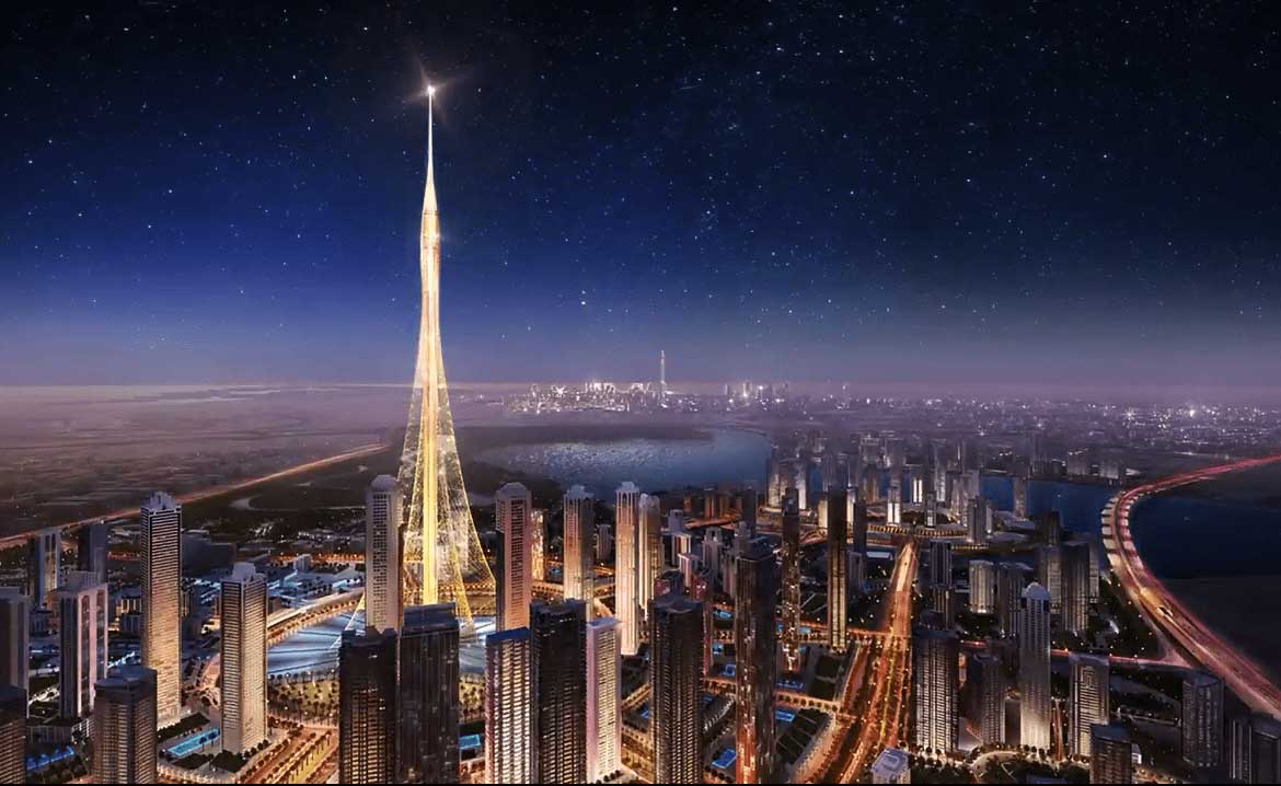 Creek tower. Крик Тауэр. Дубай крик Тауэр. Dubai Creek Tower 2022. Creek Tower Dubai сейчас.