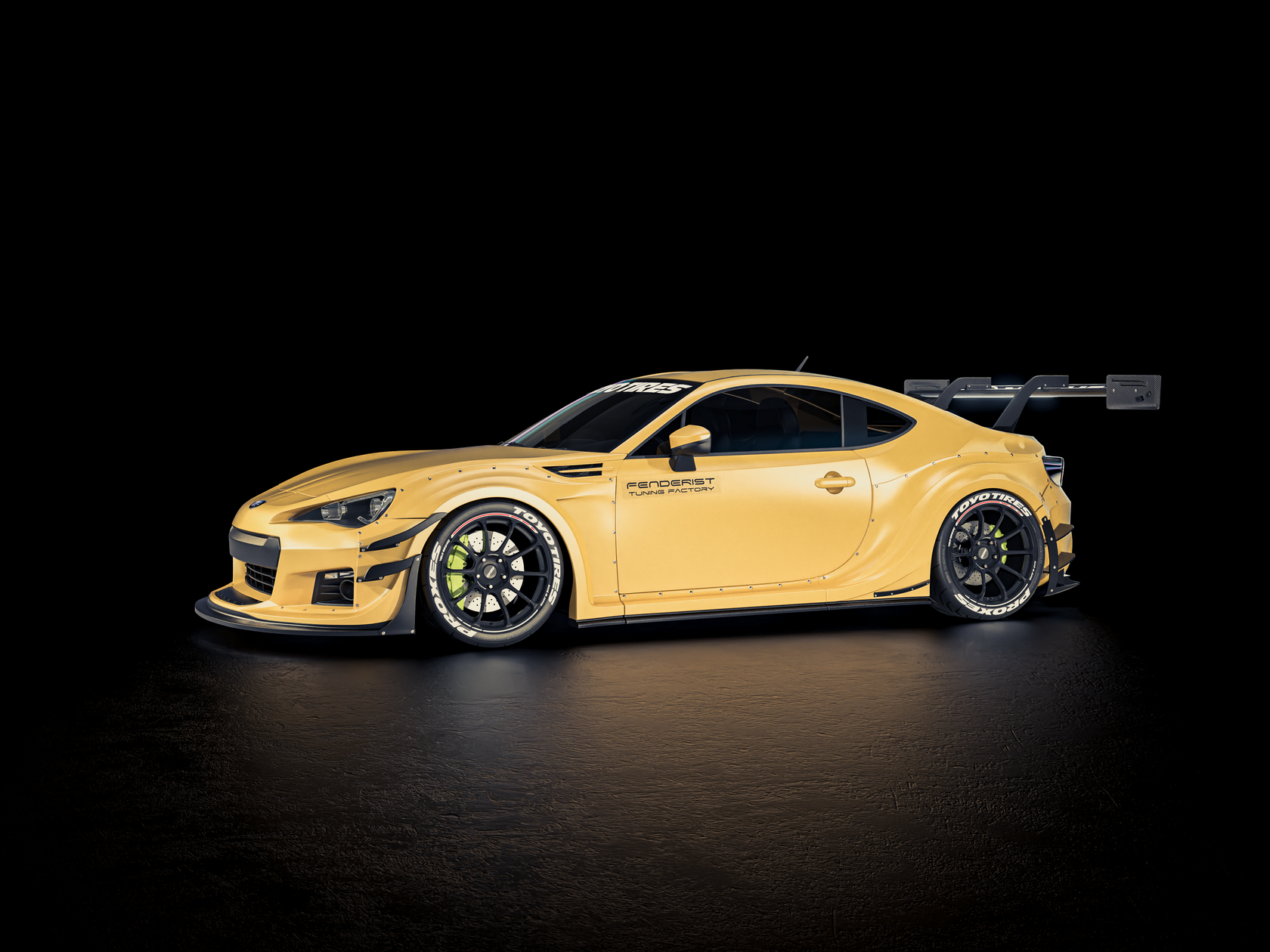 Full Fenderist Spec R Kit Wide Body Kit Subaru Brz