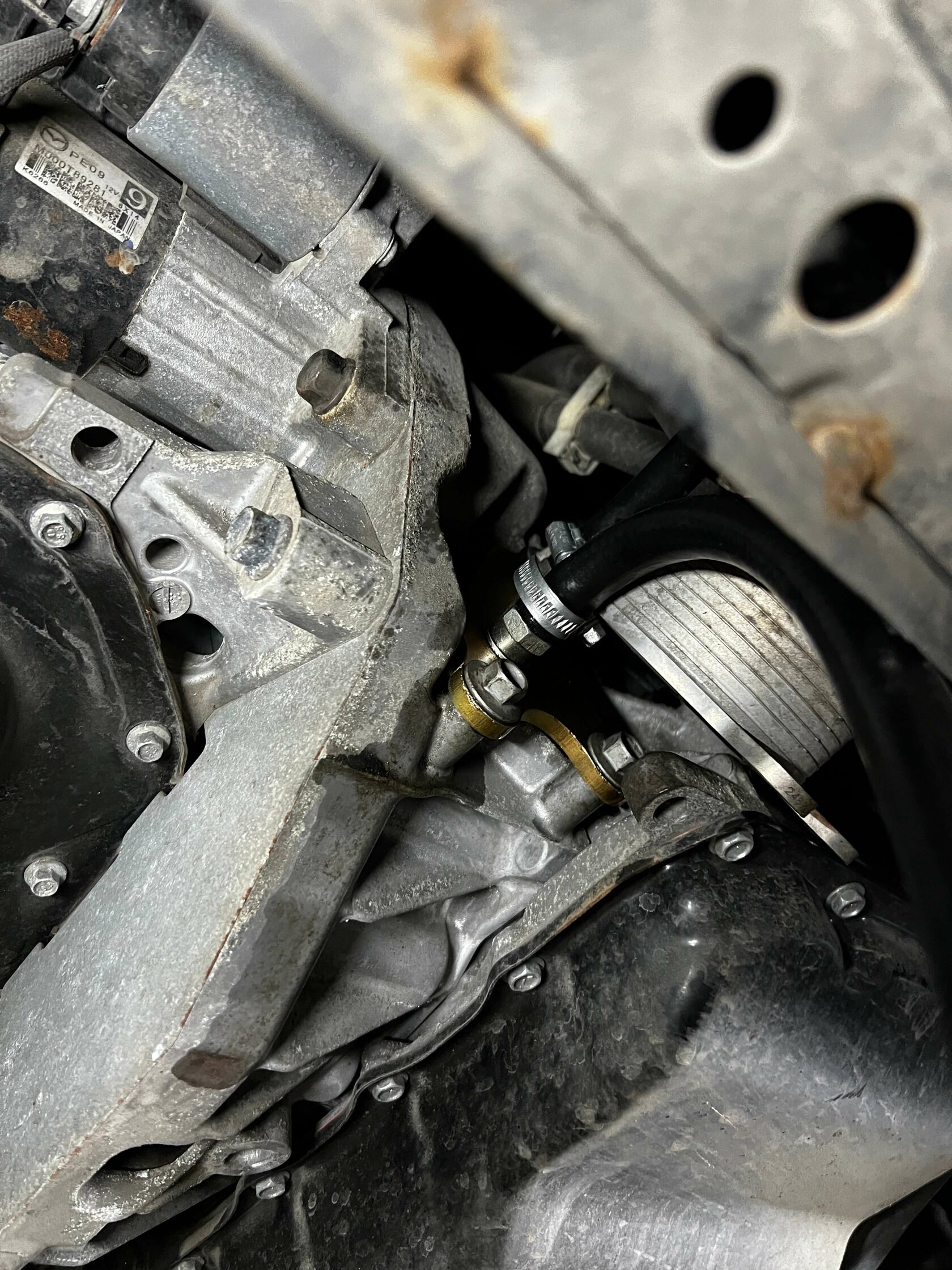 Снимаем теплообменник и подключаем наш адаптер