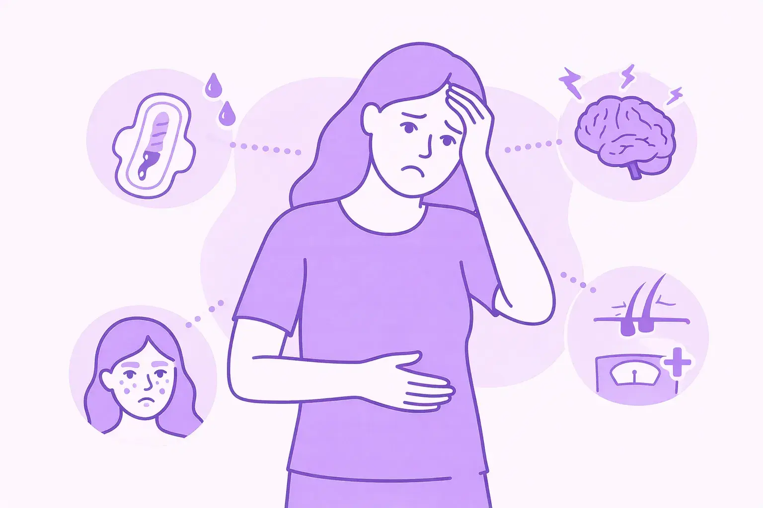 Симптомы гормонального сбоя