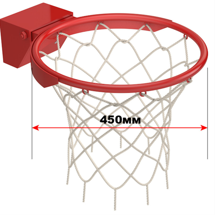 Баскетбольный щит с кольцом размеры картинки