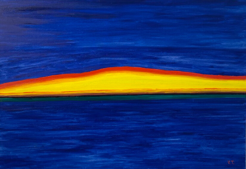 Abstract painting by contemporary artist Vladimir Tolkachev