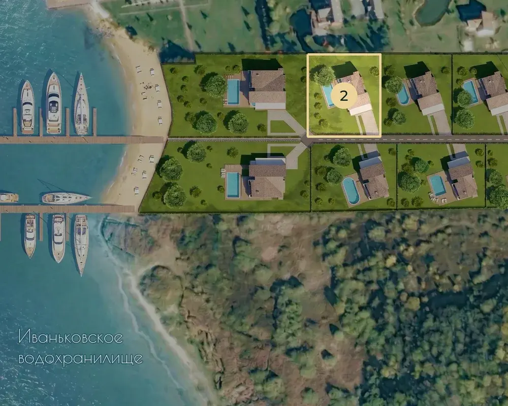 Участок 20 соток на второй линии — Marina Zavidovo, Завидово