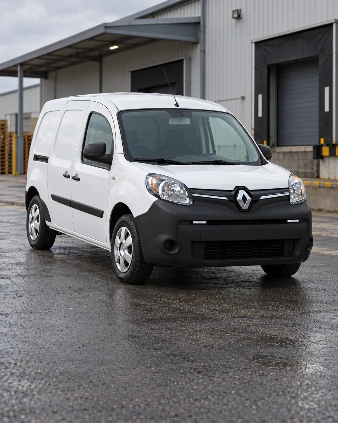 Renault Kangoo — компактный двухместный фургон для доставки корреспонденции и посылок