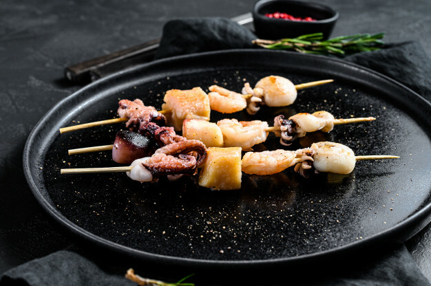 Кальмары на шпажке купить недорого с доставкой по Москве в интернет ...