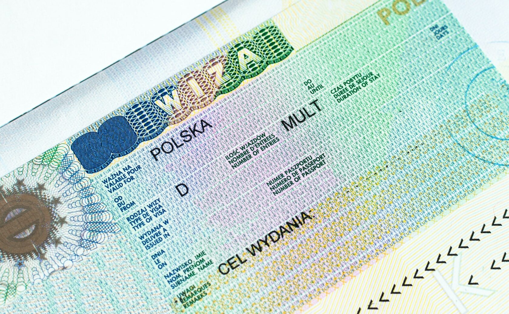 Шенгенская виза 2022 для Польши