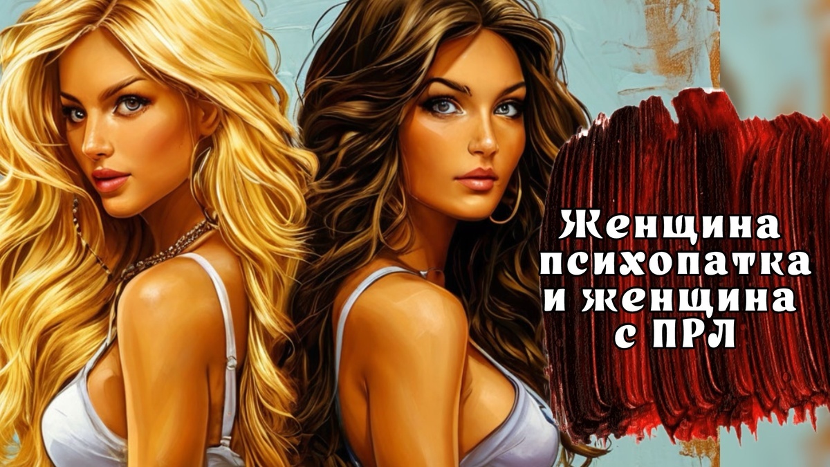 Женщина психопатка и женщина с ПРЛ