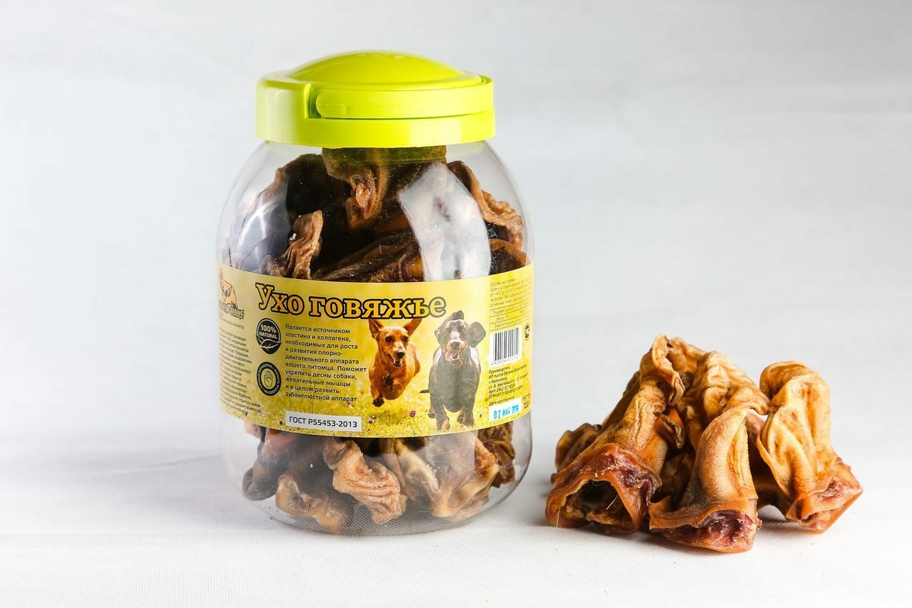 Ухо говяжье сушенное