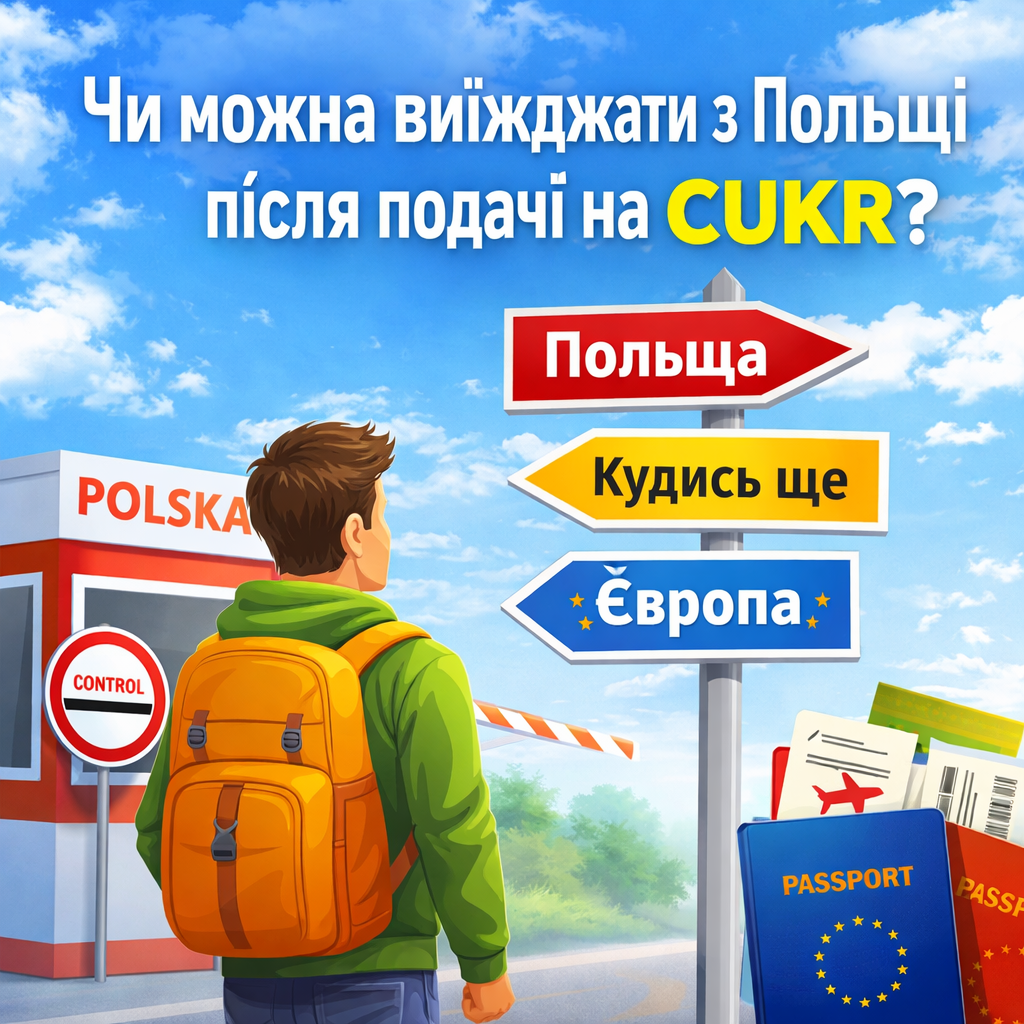 Чи можна виїжджати з Польщі після подачі на CUKR