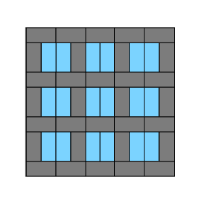 схема укладка брусчатки двойной квадрат