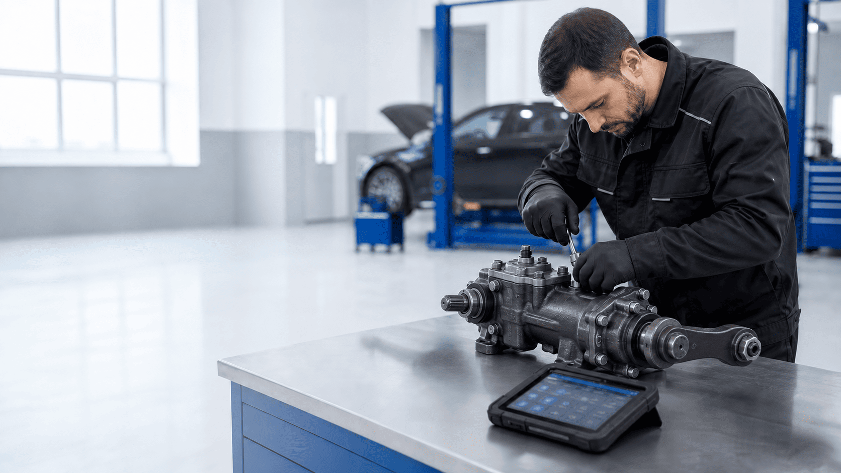 Ремонт рулевого редуктора в сервисе Inside Auto в Москве