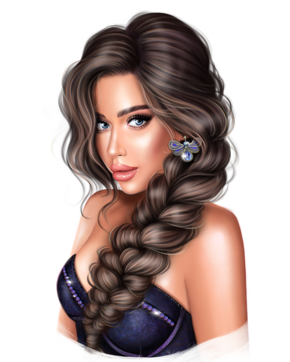 Портрет в стиле полуреализм