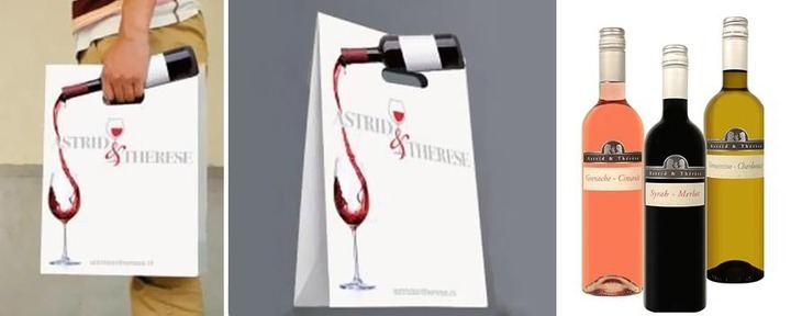 Пример Креативная Упаковка винного магазина