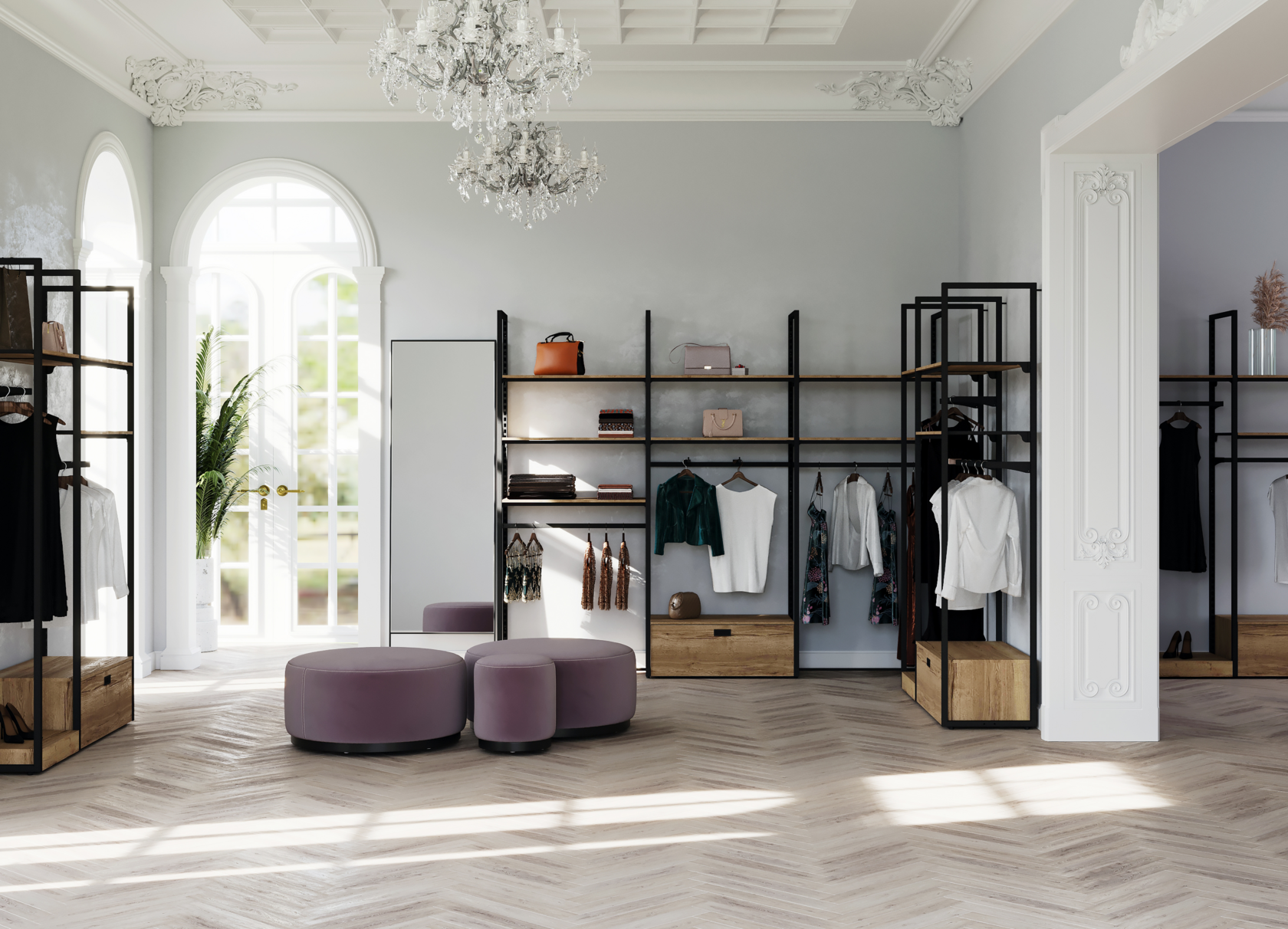 Торговое оборудование для магазина одежды: руководство от LS-STYLE