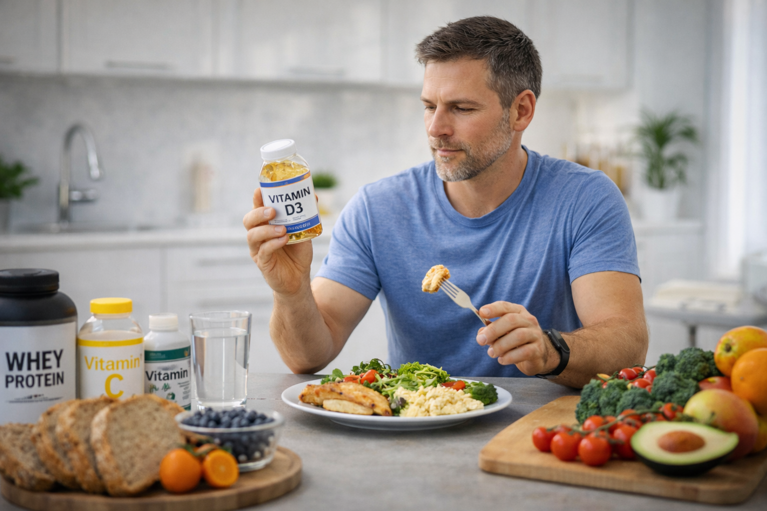 Правильное питание и витамины перед артроскопией коленного сустава для быстрого восстановления