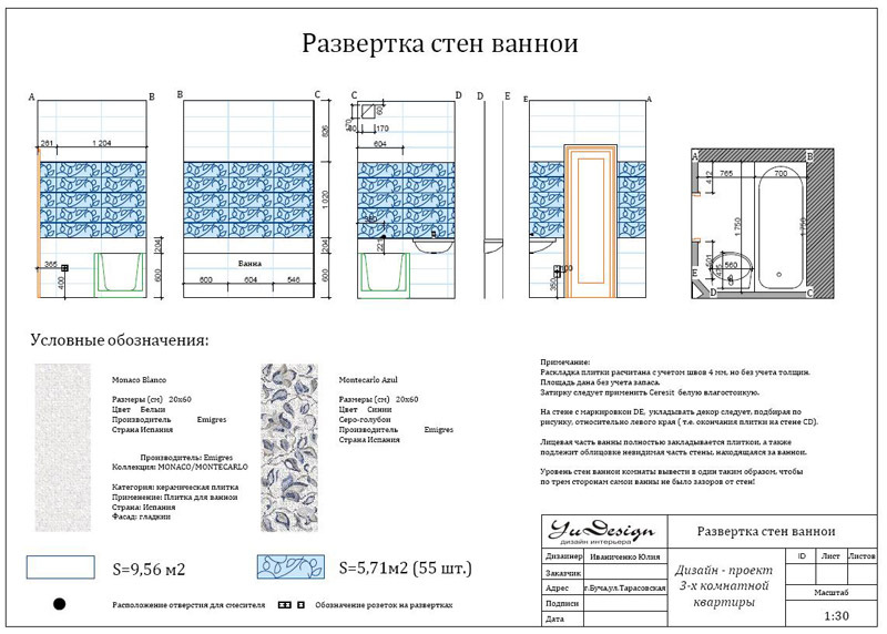 План пола в архикаде