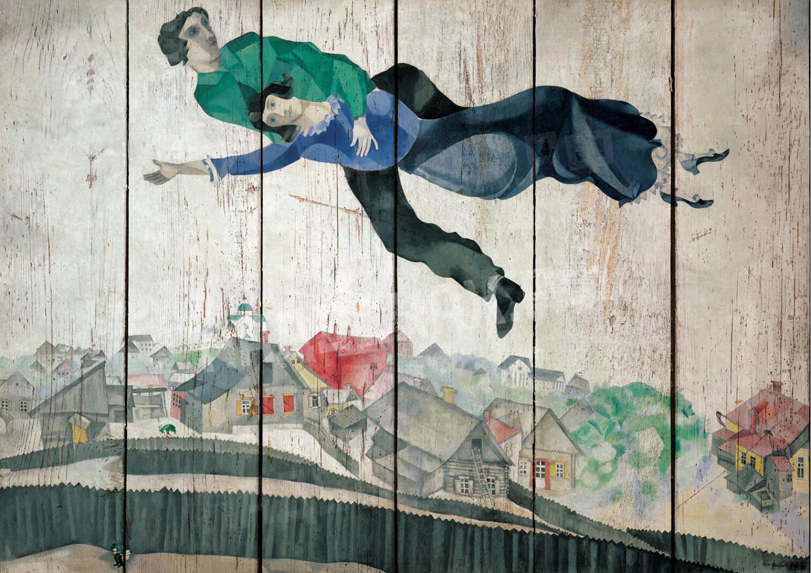 Шагал невролог. Шагал над городом картина. Картина Шагала над городом фото.
