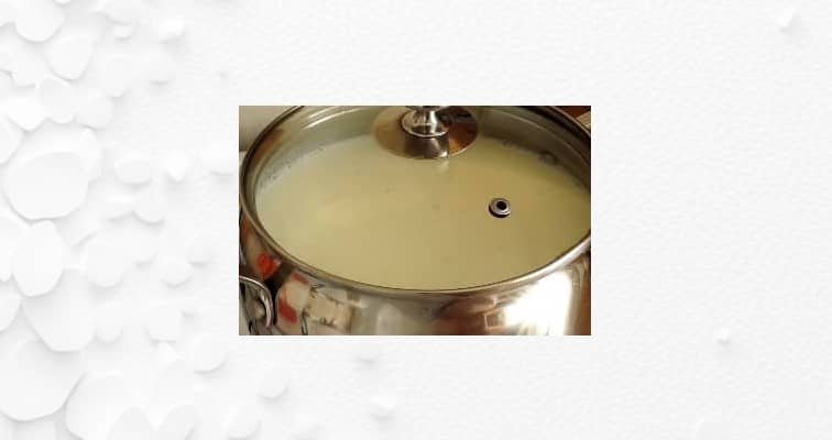 Приготовление творога из молока и кефира: шаг 4