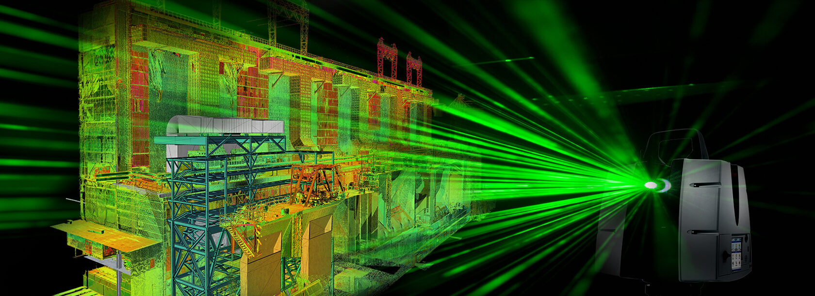 Laser scanning and point clouds