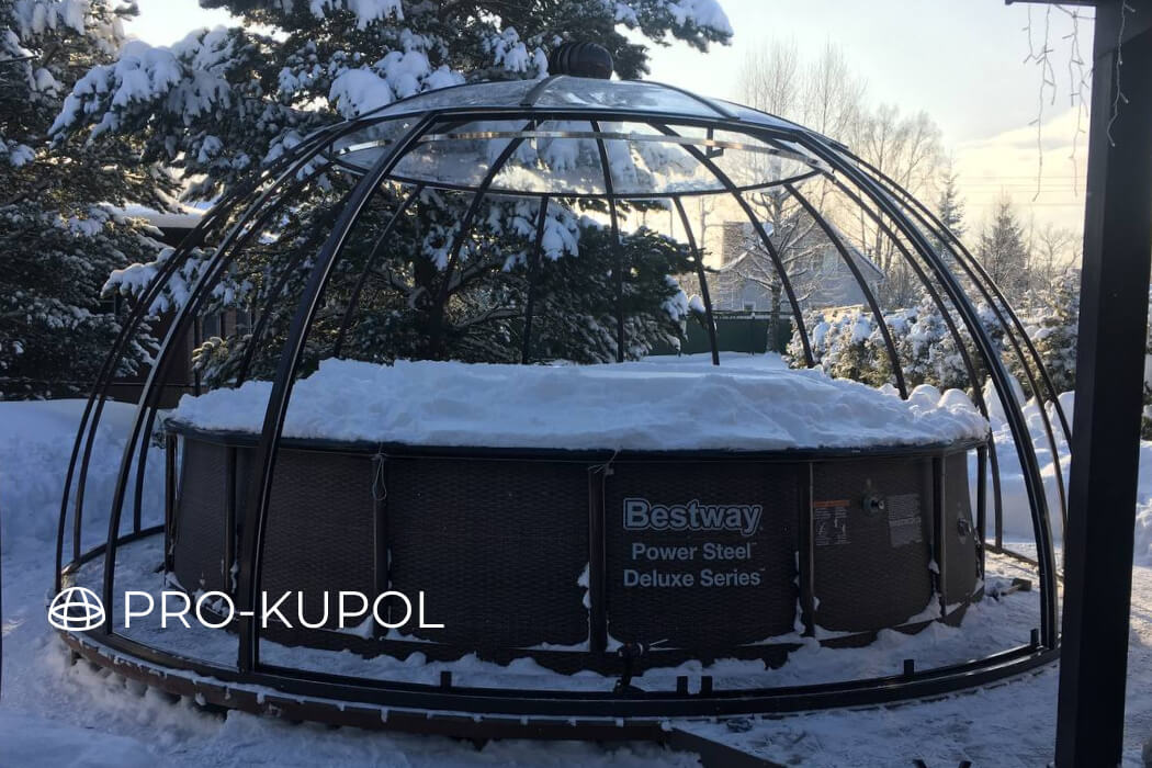 Купол для бассейна, купольный павильон для бассейна