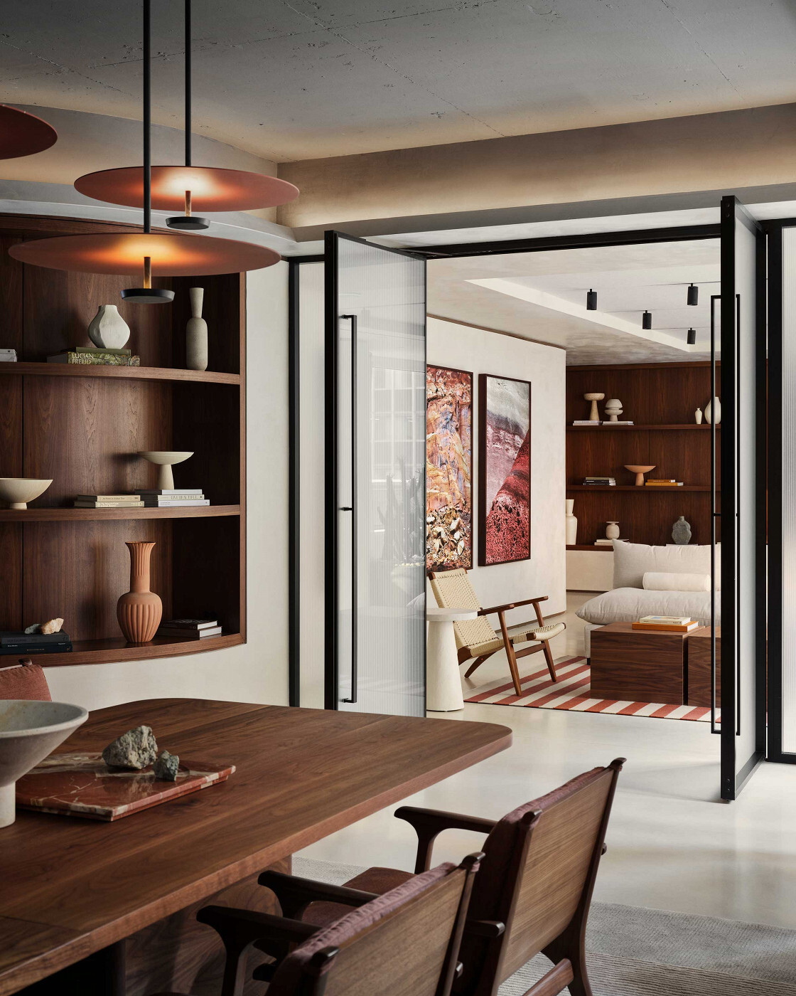 Современный дизайн офиса, дизайн в натуральных тонах