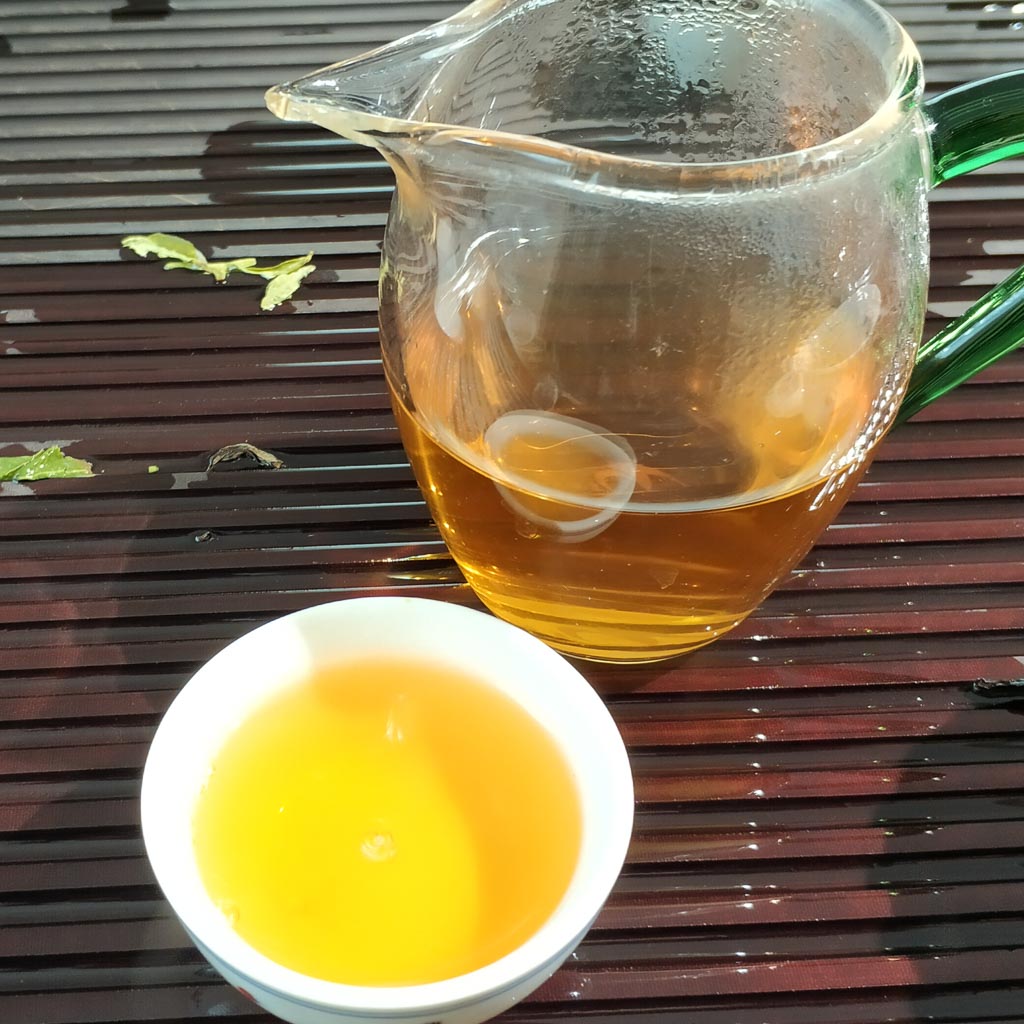 Mist-covered Yunnan tea plateau