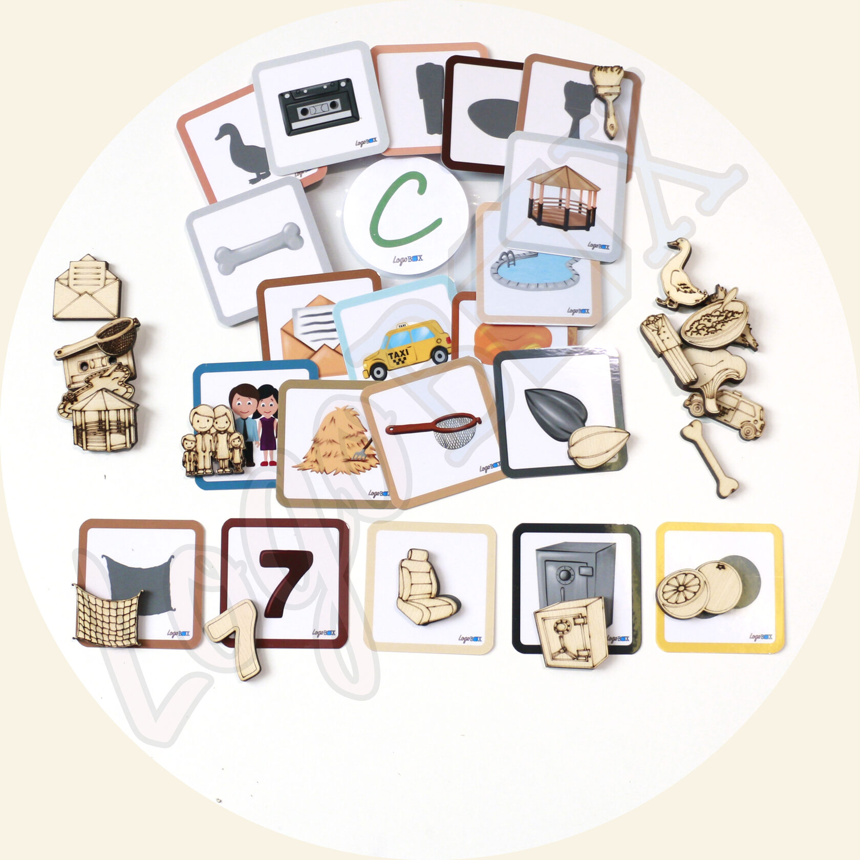 Карточки на звук "Сь"