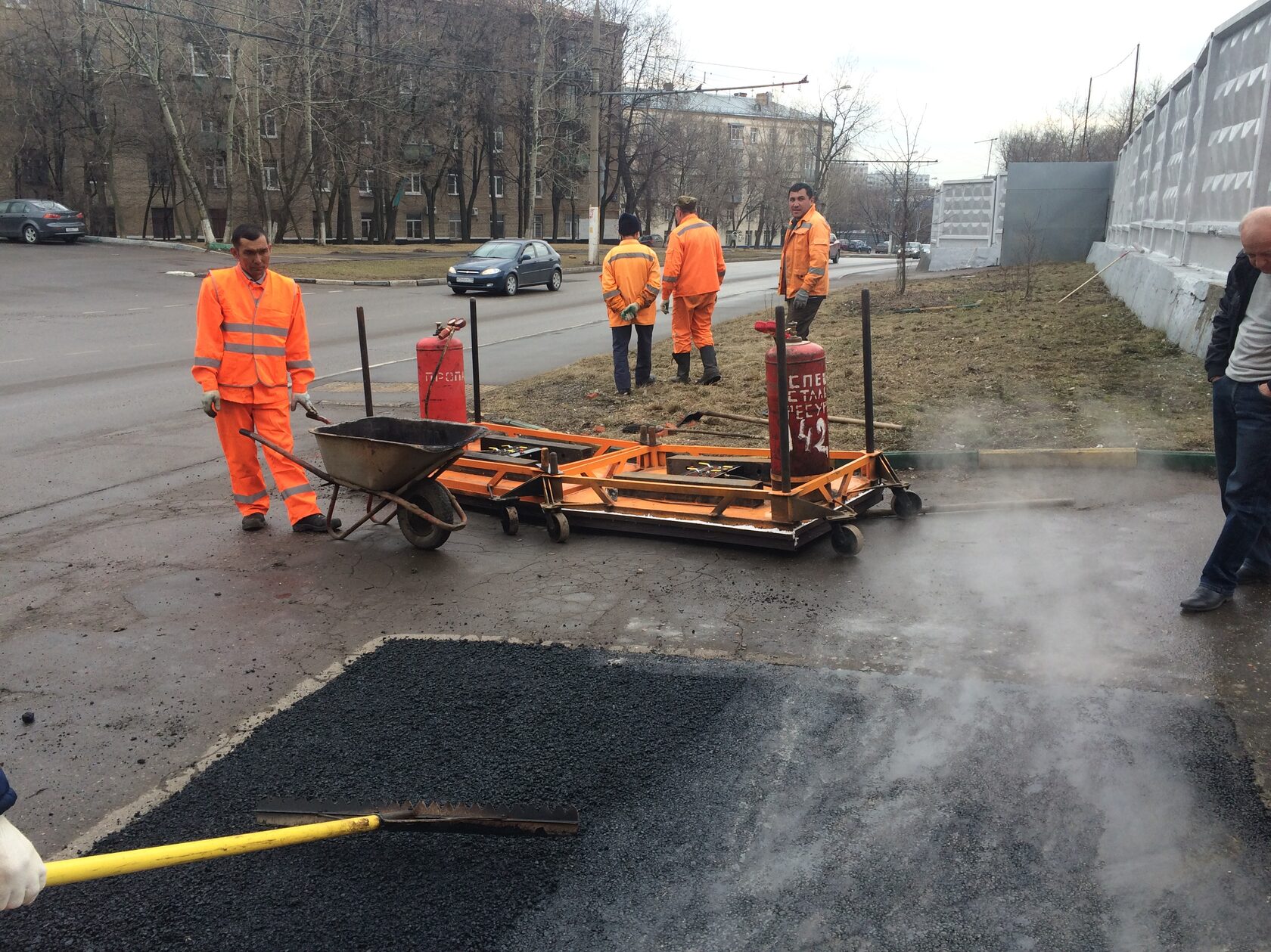 ремонт дорог методом инфракрасной регенерации асфальта