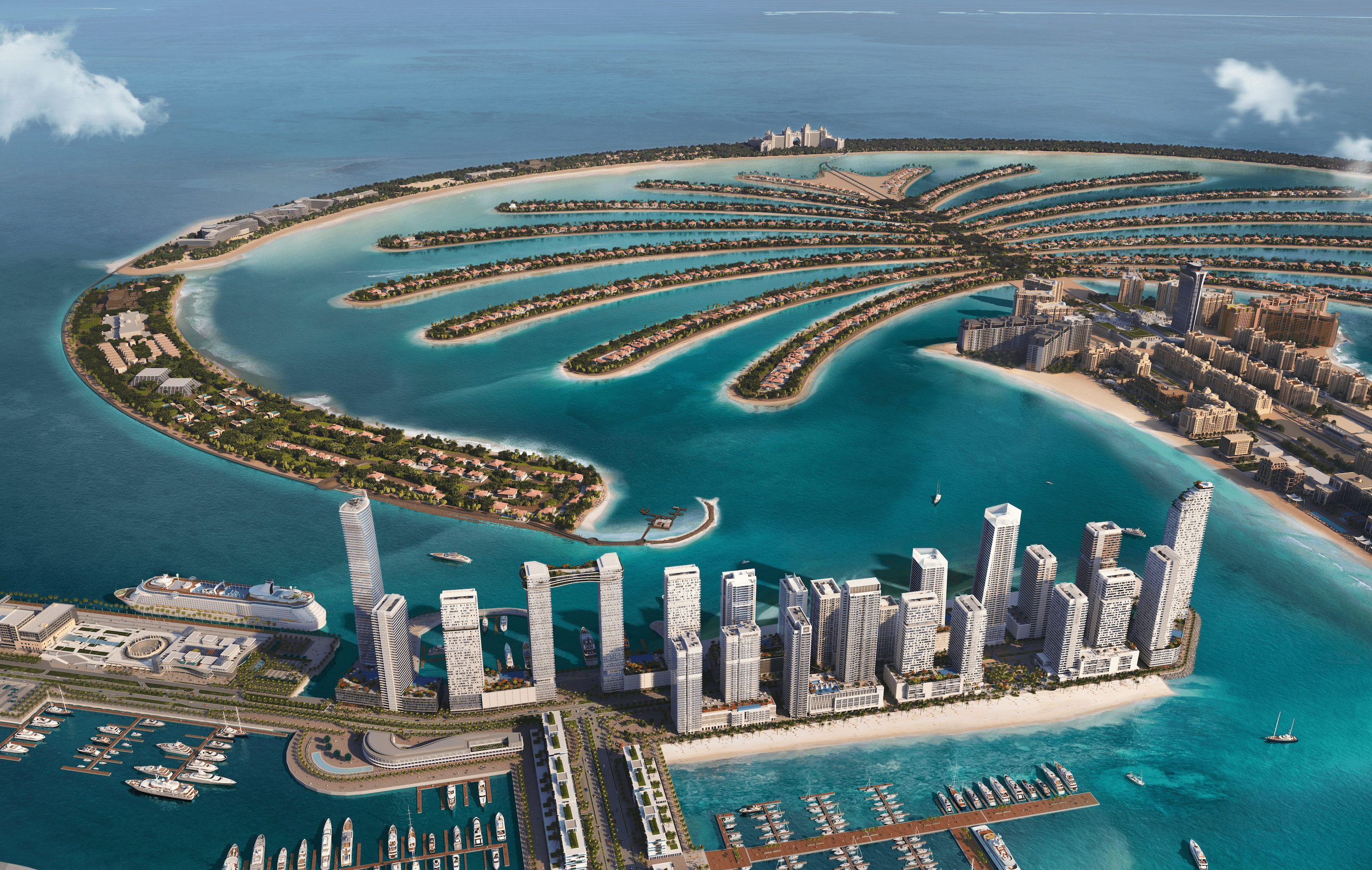 Зоопарк эмирата дубай. Beachfront Дубай. Emaar Beachfront Dubai. Пальма Джумейра Дубай.