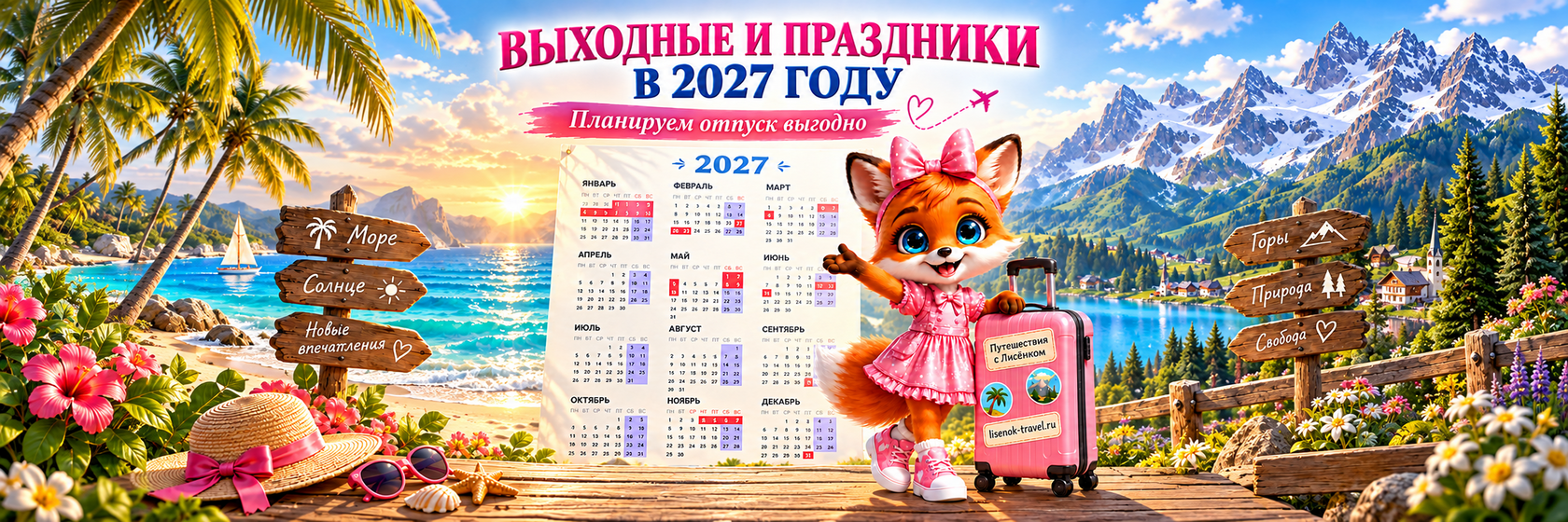 Выходные и праздники в 2027 году - как выгодно спланировать отпуск 