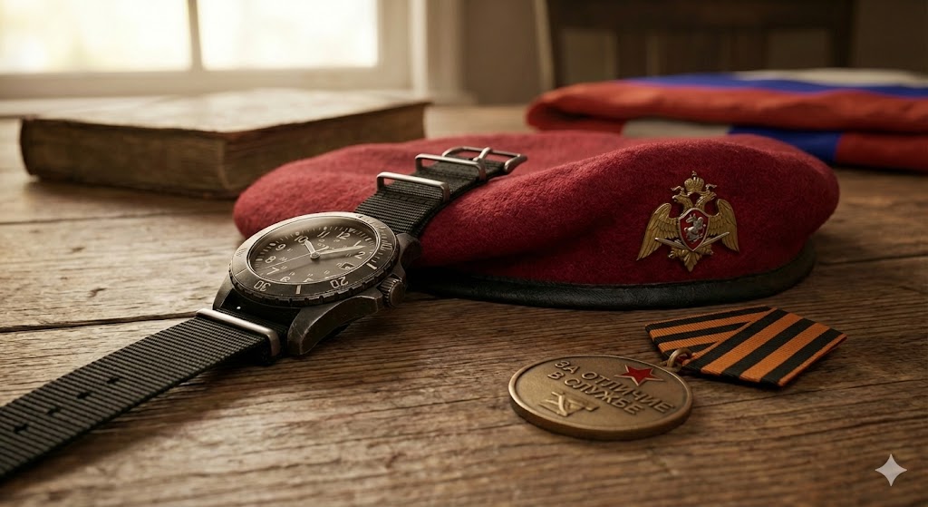 Атрибуты службы в спецчастях Росгвардии: берет, награды и часы 