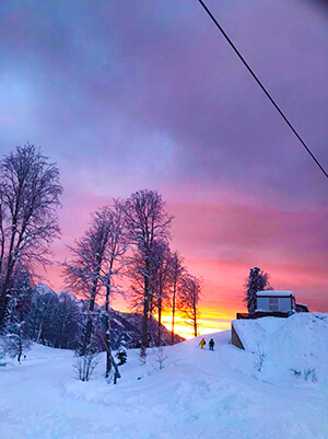 закат красная поляна 2025