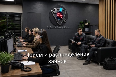 Приём заявок на ремонт стиральных машин