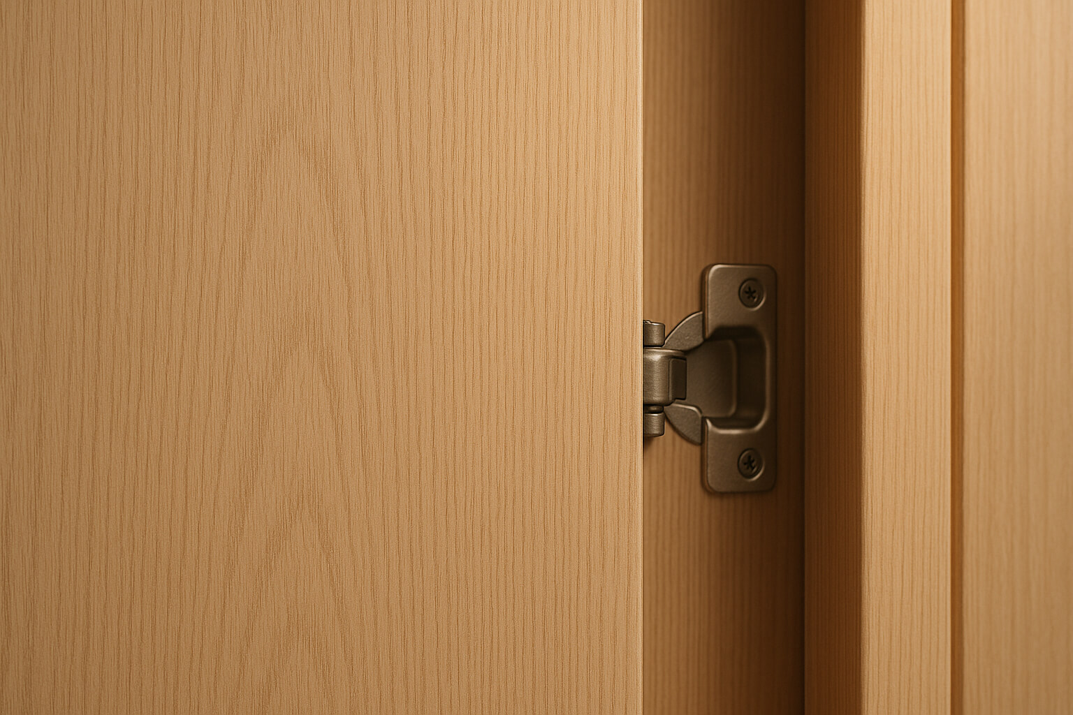 Идеальный равномерный зазор фасадов и плавный доводчик выдвижного ящика