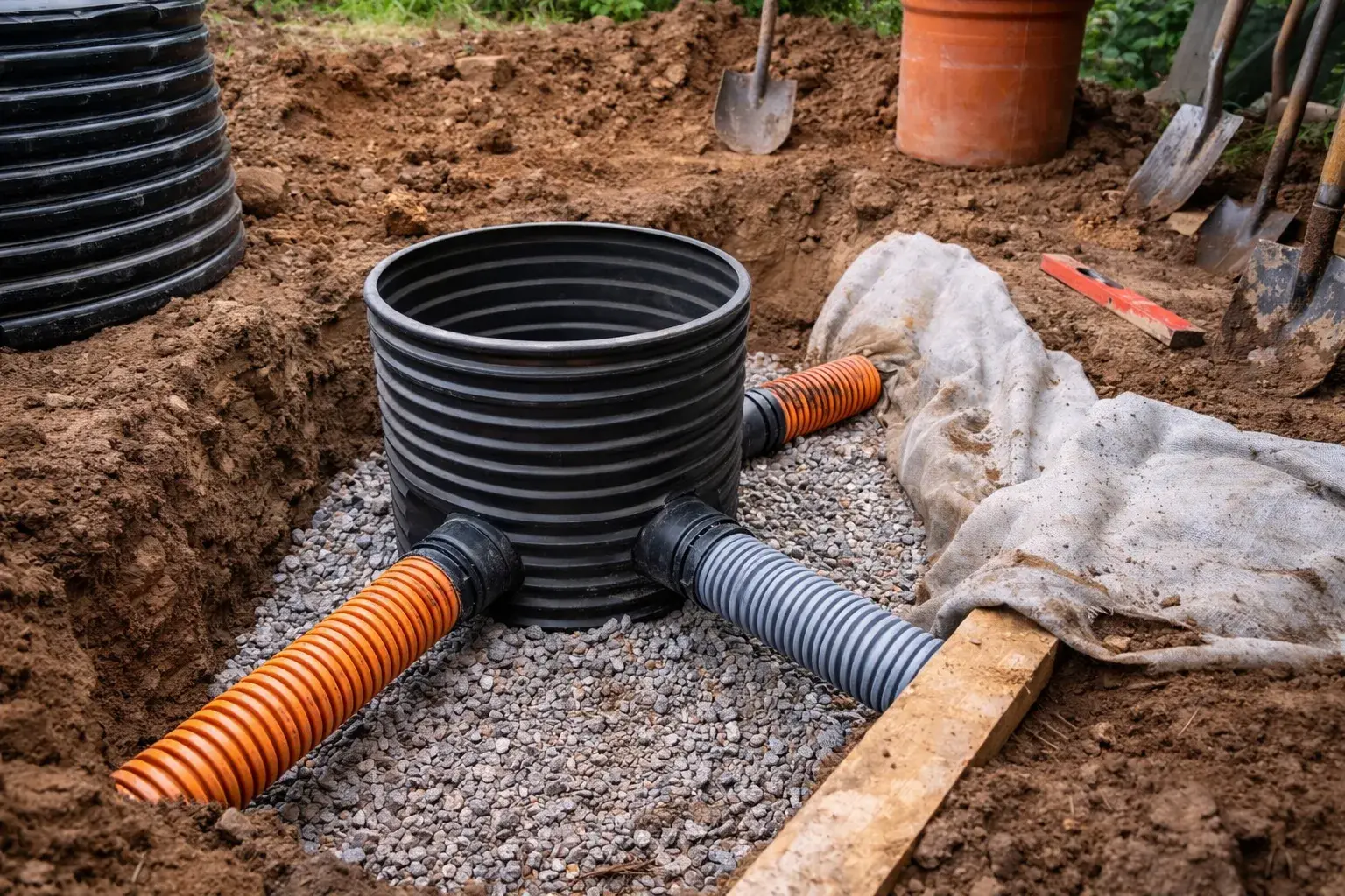 Дренажный колодец