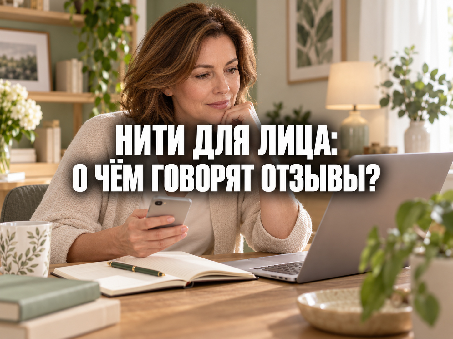 Иллюстрация к статье: Как оценивать отзывы о подтяжке лица нитями и сравнивать их с аппаратными методами в Екатеринбурге?