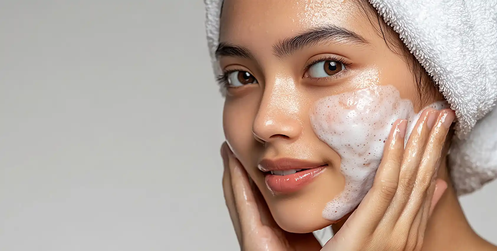 Кожа на лице ночью